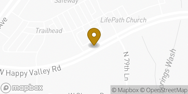 Map showing the location of Safeway in Peoria, AZ