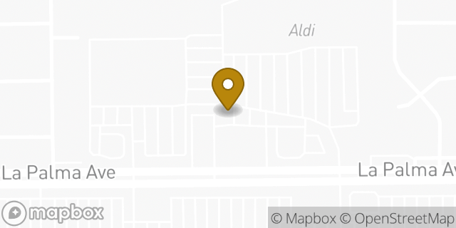 Map showing the location of Bank of America Walk-Up ATM | Buena Park Place in Buena Park, CA 90620