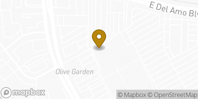 Map showing the location of Amazon Locker - Alpino in Carson, CA 90746