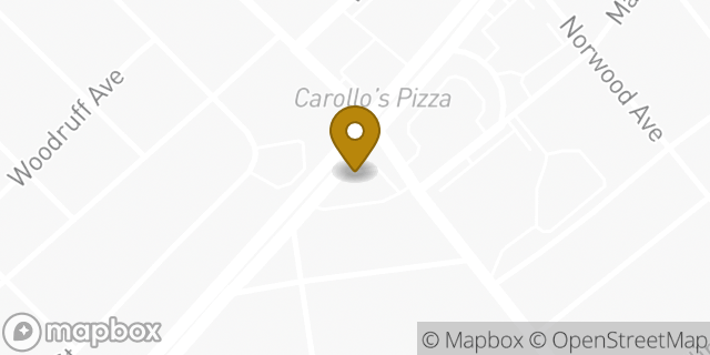 Map showing the location of Dunkin' in Pennsauken Twp, NJ 08109