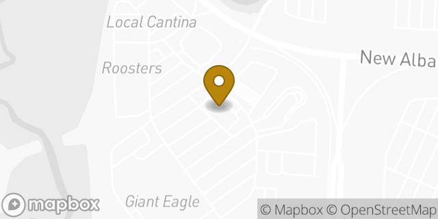 Map showing the location of ATM Getgo in New Albany, OH 43054