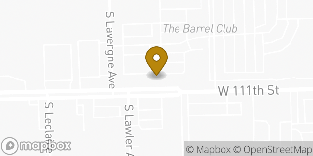Map showing the location of HomeGoods in Oak Lawn, IL 60453