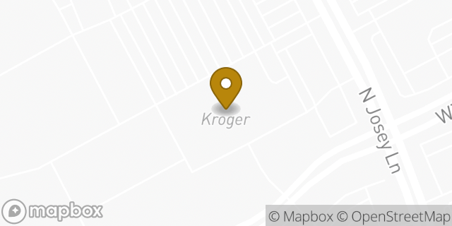 Map showing the location of Kroger in Lewisville, TX 75056