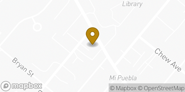 Map showing the location of Amazon Locker - Steeve in Philadelphia, PA 19119