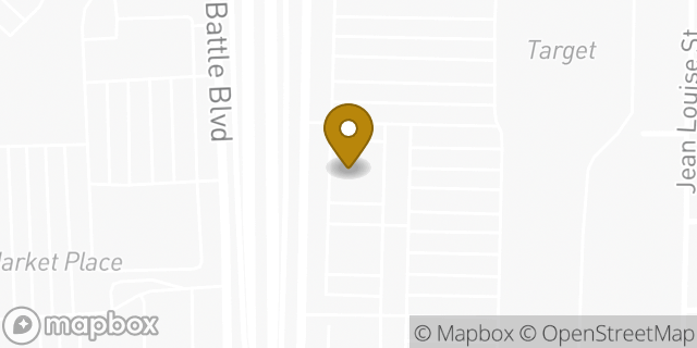 Map showing the location of Olive Garden in El Paso, TX 79936