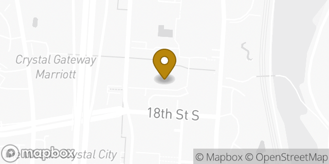 Map showing the location of Subway in Arlington, VA 22202