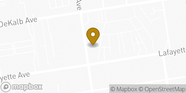 Map showing the location of Amazon Locker - Oates in Brooklyn, NY 11205