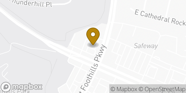 Map showing the location of Amazon Locker - Irvin in Phoenix, AZ 85048