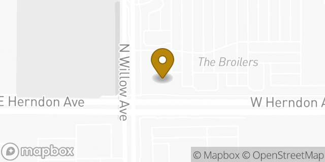 Map showing the location of Subway in Clovis, CA 93612