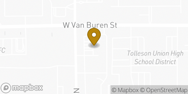 Map showing the location of QuikTrip in Tolleson, AZ 85353