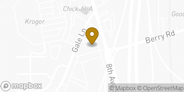 Map showing the location of Chase Bank in Nashville, TN 37204