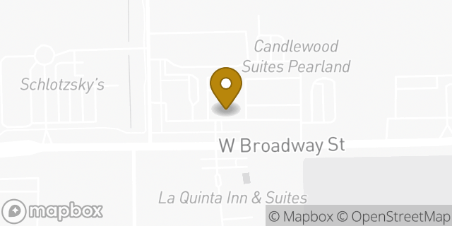 Map showing the location of Buffalo Wild Wings in Pearland, TX 77584