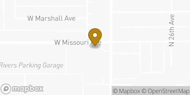 Map showing the location of Amazon Locker - Urgency in Phoenix, AZ 85017