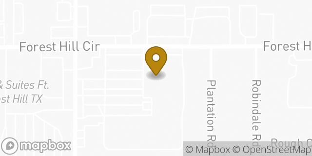Map showing the location of Planet Fitness in Forest Hill, TX 76140
