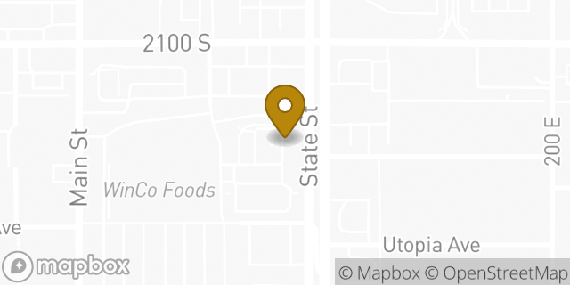 Map showing the location of Chipotle Mexican Grill in South Salt Lake, UT 84115