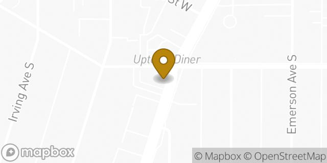 Map showing the location of Chipotle Mexican Grill in Minneapolis, MN 55408