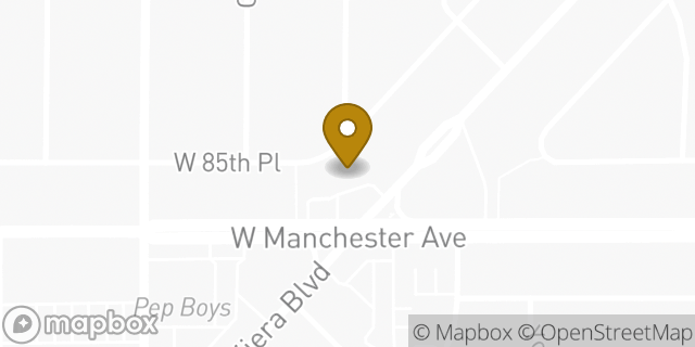 Map showing the location of Amazon Locker - Eleni in Los Angeles, CA 90045