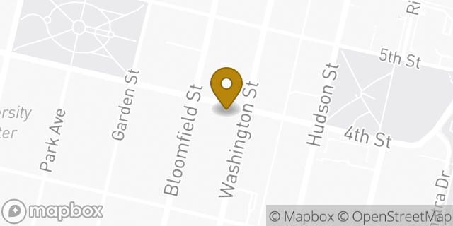 Map showing the location of The UPS Store in Hoboken, NJ 07030