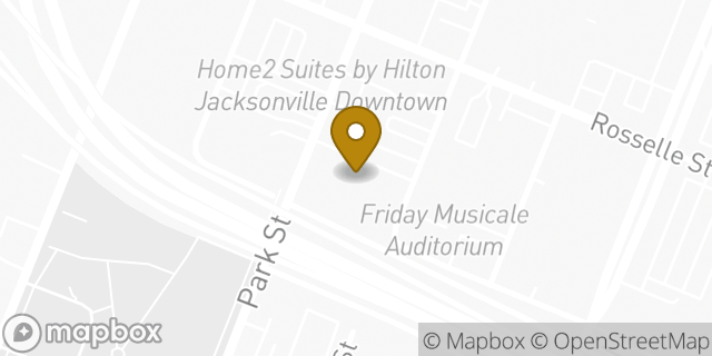 Map showing the location of CubeSmart Self Storage in Jacksonville, FL 32204