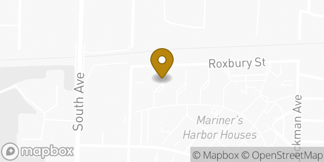 Map showing the location of Amazon Locker - Alyse in Staten Island, NY 10303