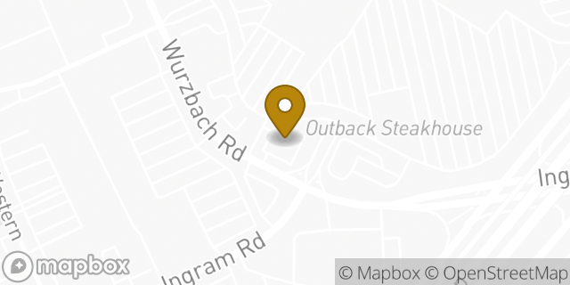 Map showing the location of Wurzbach & Loop 410 in San Antonio, TX 78238