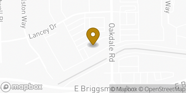 Map showing the location of Baskin-Robbins in Modesto, CA 95355