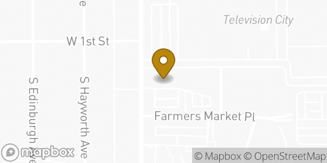Map showing the location of Chipotle Mexican Grill in Los Angeles, CA 90036