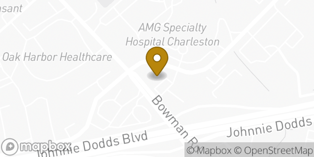 Map showing the location of Starbucks in Mt Pleasant, SC 29464