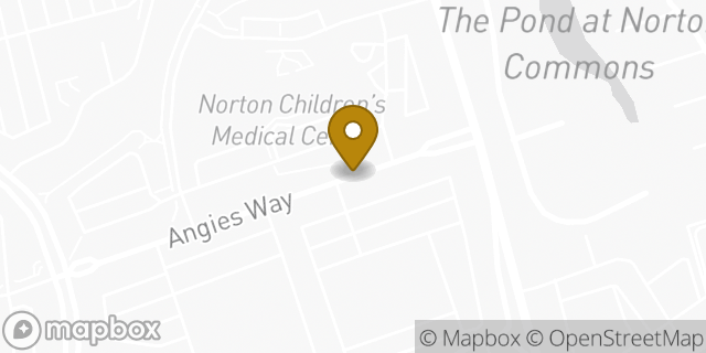 Map showing the location of Norton Children's Sleep Medicine - Brownsboro in Louisville, KY 40241