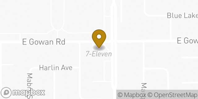 Map showing the location of ATM 7ELEVEN-FCTI in Las Vegas, NV 89115