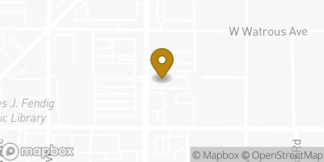 Map showing the location of Starbucks in Tampa, FL 33629