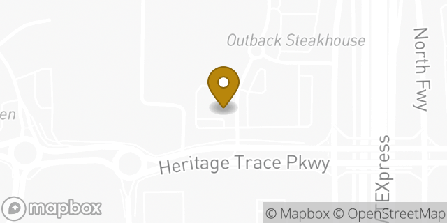 Map showing the location of HOTWORX in Fort Worth, TX 76177