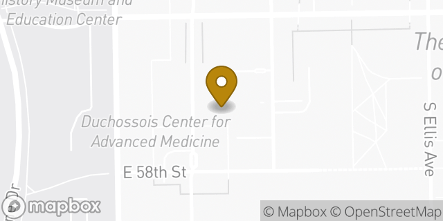 Map showing the location of Amazon Locker - Kyja in Chicago, IL 60637