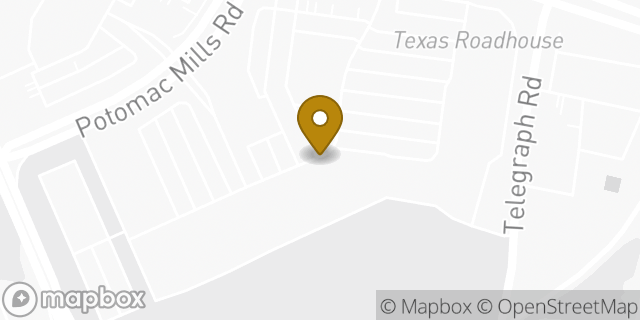 Map showing the location of Amazon Locker - Ortensia in Woodbridge, VA 22192