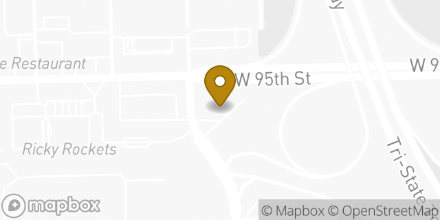 Map showing the location of Amazon Locker - Ragu in Hickory Hills, IL 60457
