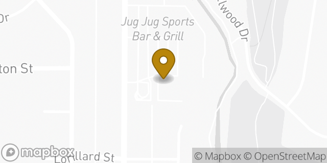 Map showing the location of Starbucks in Granada Hills, CA 91344