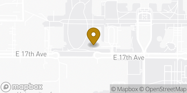 Map showing the location of Amazon Locker - Teng in Aurora, CO 80045
