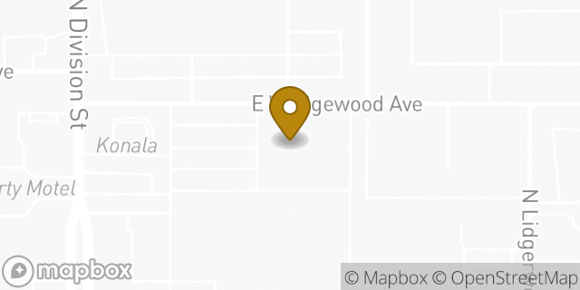 Map showing the location of Sportsman's Warehouse in Spokane, WA 99208