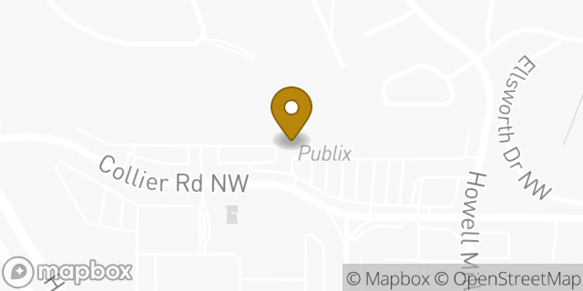 Map showing the location of ATM Walgreens in Atlanta, GA 30318
