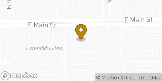 Map showing the location of AutoZone in Mesa, AZ 85203