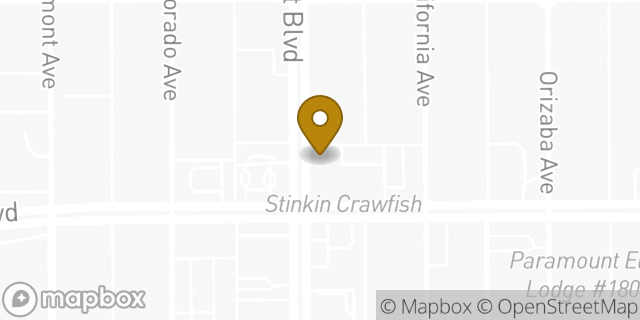 Map showing the location of Chipotle Mexican Grill in Paramount, CA 90723