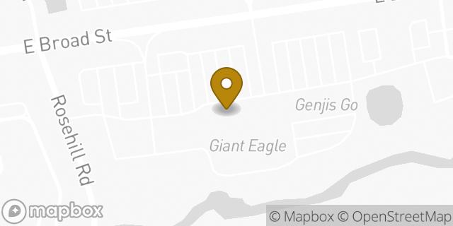 Map showing the location of Amazon Locker - Kelsen in Columbus, OH 43213