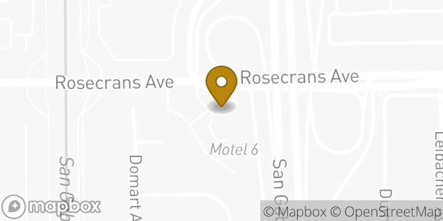 Map showing the location of Amazon Locker - Kirkwood in Norwalk, CA 90650