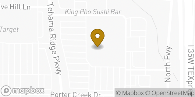 Map showing the location of Costco in Fort Worth, TX 76177