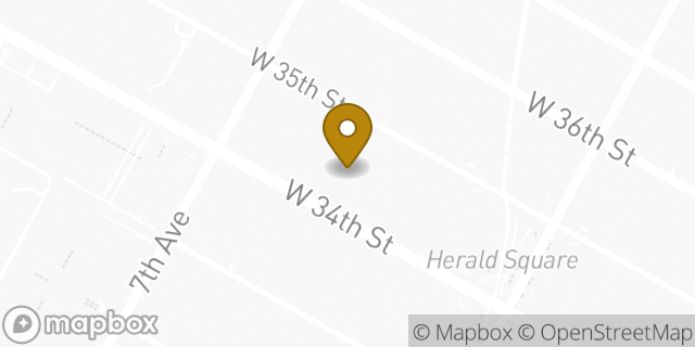 Map showing the location of McDonald's in New York, NY 10001