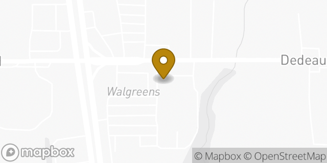 Map showing the location of Subway in Gulfport, MS 39503