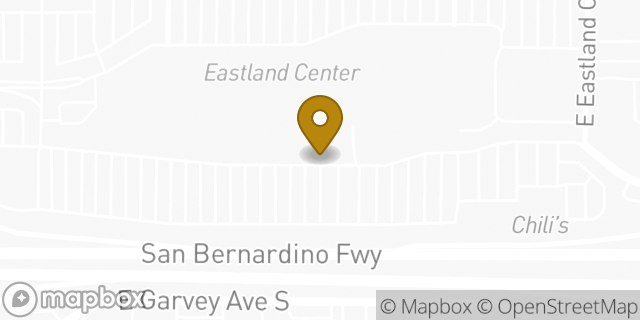 Map showing the location of Amazon Locker - Cars in West Covina, CA 91791