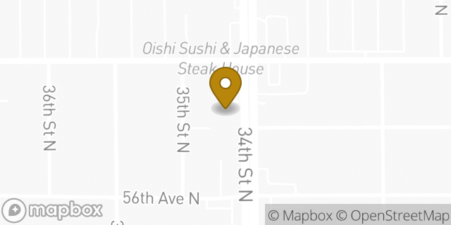Map showing the location of Amazon Locker - Snyder in St Petersburg, FL 33714