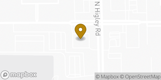 Map showing the location of ATM Walgreens in Gilbert, AZ