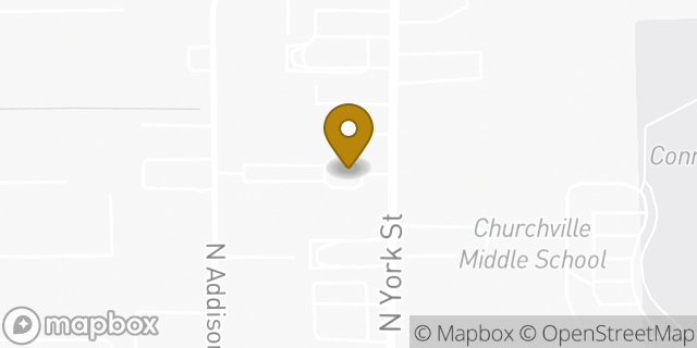 Map showing the location of Budget Car Rental in Elmhurst, IL 60126